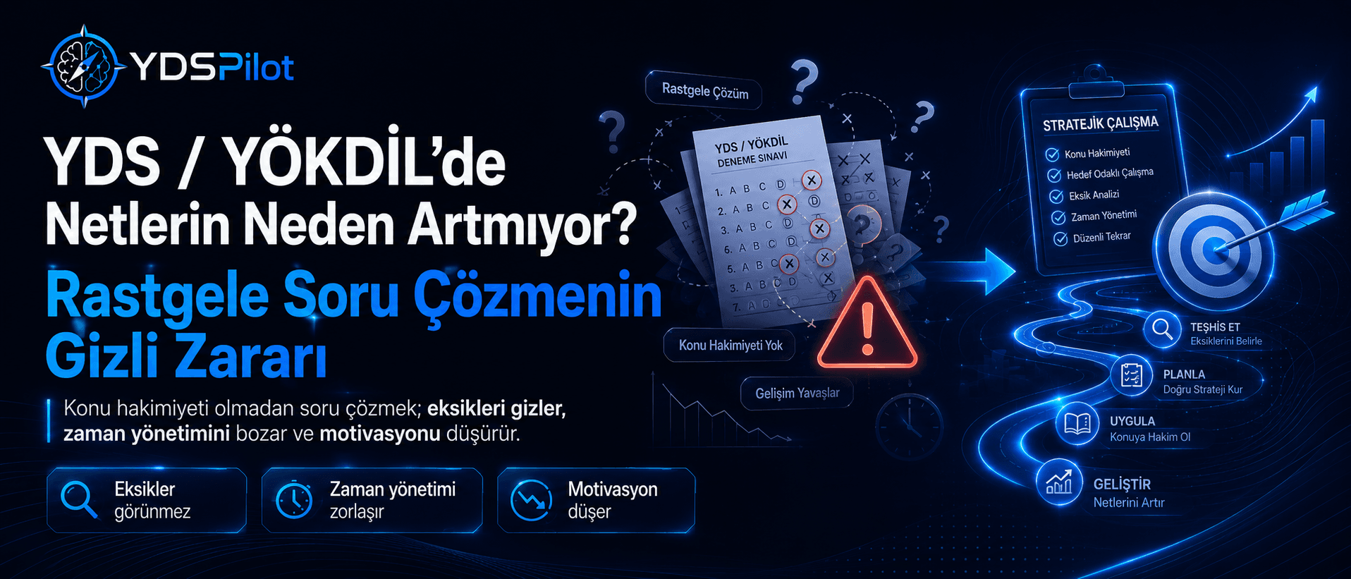 YDS/YÖKDİL'de Rastgele Soru Çözme Hatası: Puanlarınızı Nasıl Sabote Ediyor?